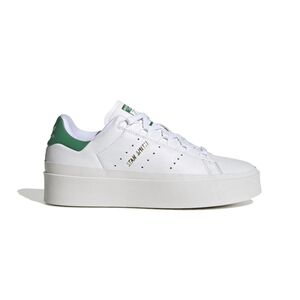 Women's Adidas Stan Smith Bonega platform sneaker - White/green. Size 6.